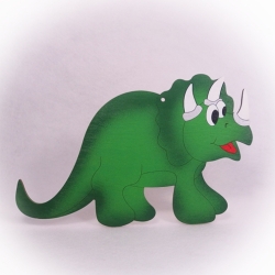 Dinosaurus malovaný - zelený