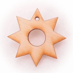 Hvězda 8 cípů s kolečkem